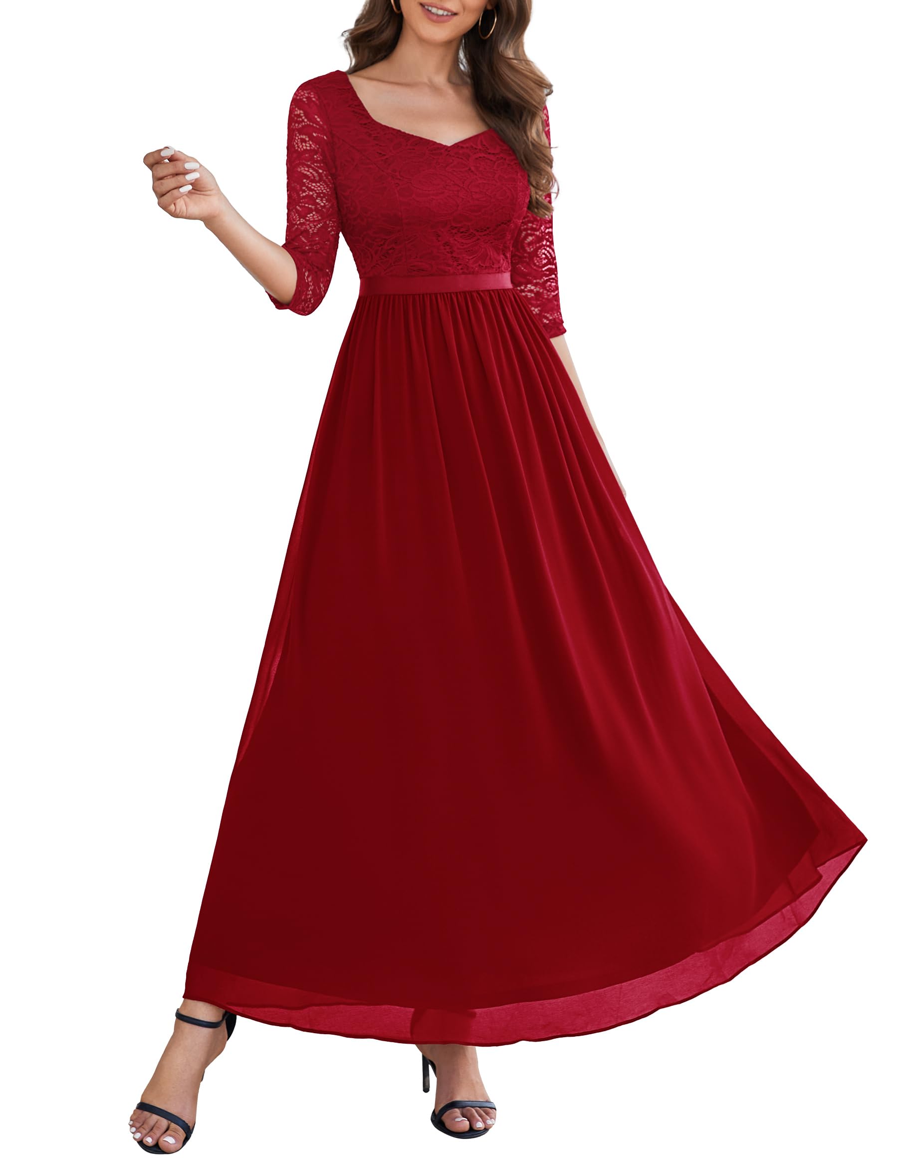 Wedtrend Women's Wedding Guest Dress with Sleeve