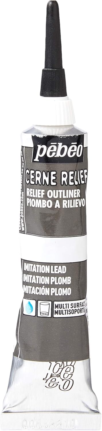 PEBEO INC 772000 CERNE RELIEF IMIT. LEAD, One Size,20 ml (Pack of 1), Imitation Lead