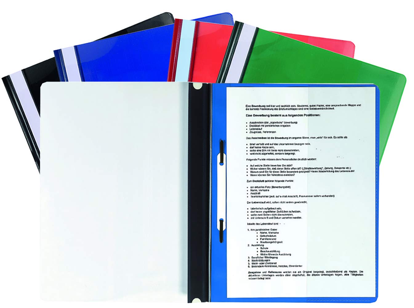 Exacompta - Ref 439900B - PVC Transfer File - Suitable for Holding A4+ Documents, Transparent PVC Cover to Identify Contents, Holds Approx. 100 Sheets - Assorted Colours (Pack of 20)