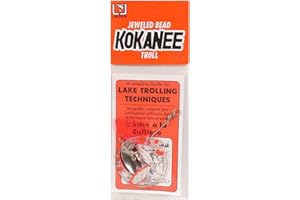 Luhr Jensen 1 Kokanee Jeweled Bead Lake Troll Fire/Silver, 28-Inch (3690-001-0157)