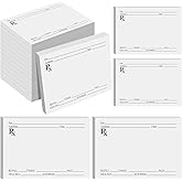 Watersay 20 Pack Prescription Pads for Doctors Rx Pad Pharmacist Notepad 100 Sheets Prescription Paper Per Notepad Kids Doctor Funny Pharmacist Memos for Doctor Home Office Gift