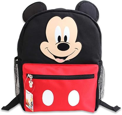 Amazon Disney ディズニー ミッキーマウス キッズ 耳付き リュックサック ミッキーフェース 子供 リュック 並行輸入品 リュックサック