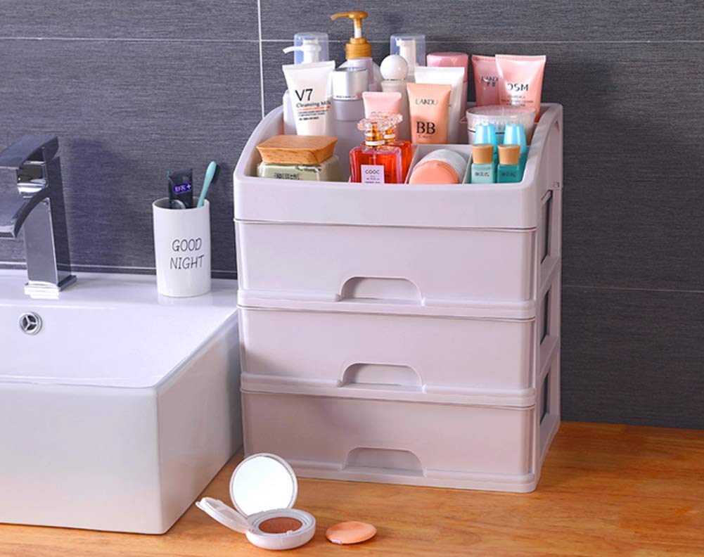 AEVEL Cosmetic Organizer Makeup Storage Box MultiLayer Drawer for