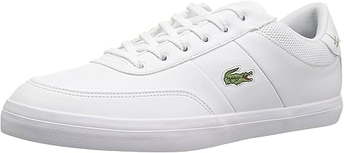 lacoste court master white navy