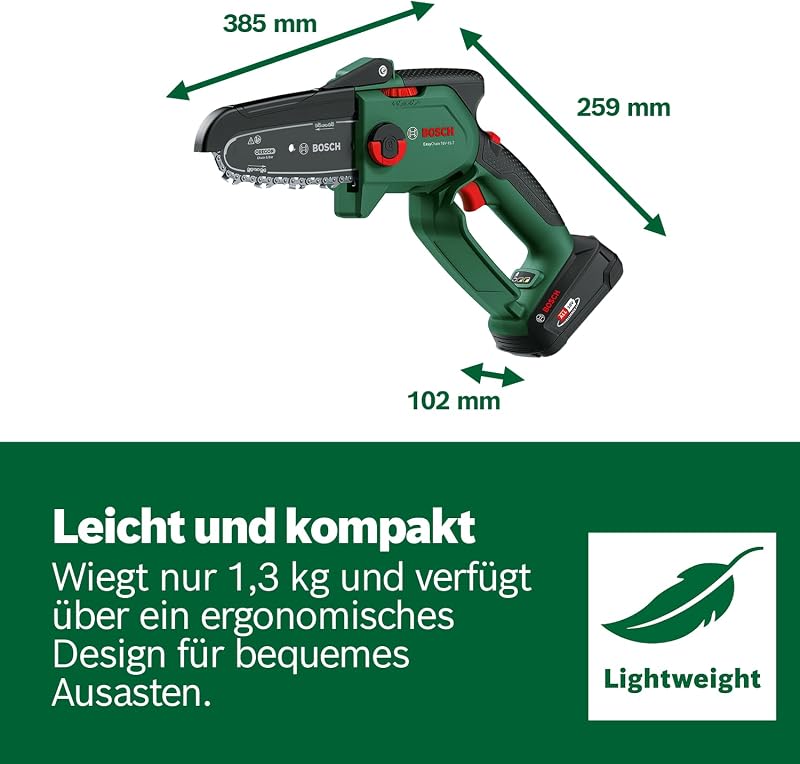kompakte Mini Kettensäge EasyChain 18V-15-7