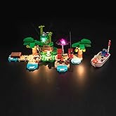 Hilighting Upgraded Led Light Kit for Lego Kapp'n's Island Boat Tour Building Set, Compatible with Lego 77048, Best Gifts for Adults (Model Not Included)