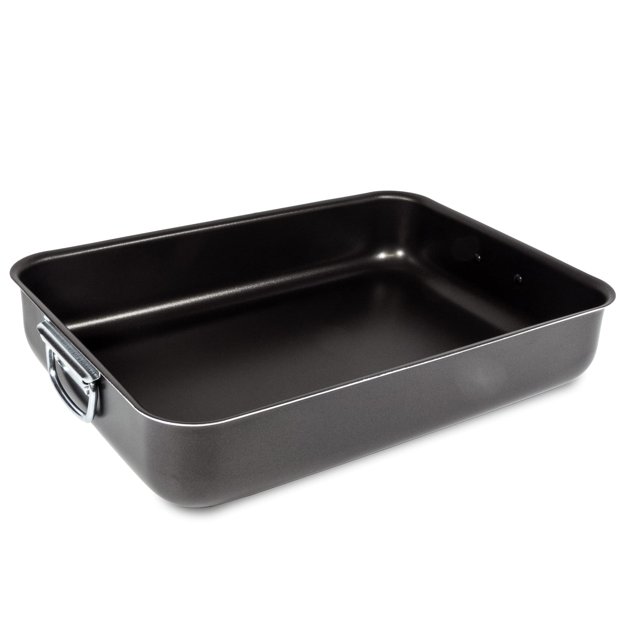 ALLUFLON Costanza Non-Stick Roasting Tray, Aluminium, Black, 35 x 25 cm