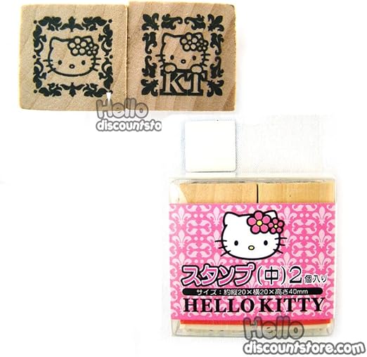 Hello Kitty Collectibles Sanrio Hello Kitty Wooden Rubber Stamp Set Mix