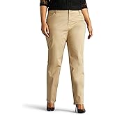 Lee Womens Plus Size Relaxed Fit All Day Straight Leg Pant