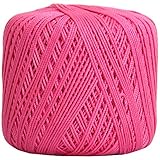 Crochet Thread - SIZE 3 - Color 35 - HOT PINK - 2 Sizes - 27 Colors Available