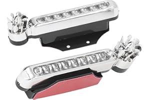 Heayzoki 8 LED Car Exterior Lamp,Wind Energy Powered Daytime Running Light for Vehicles,180 Degree Base Bracket,Convenient to Adjusted