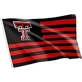 Desert Cactus Texas Tech University Indoor and Outdoor 100% Polyester University Flag Banner, 3x5 Feet Red Raiders (Nation)