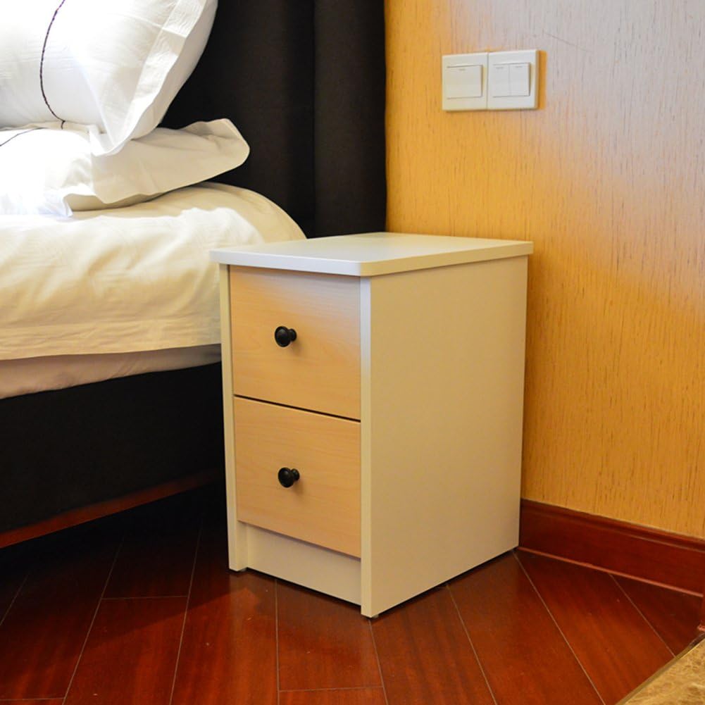 Amazon Com Homranger Drawer Bedside Cabinet Mini Bedside Table Small Type Ultra Narrow Locker Fillet Bedside Table G Diameter25cm 10inch