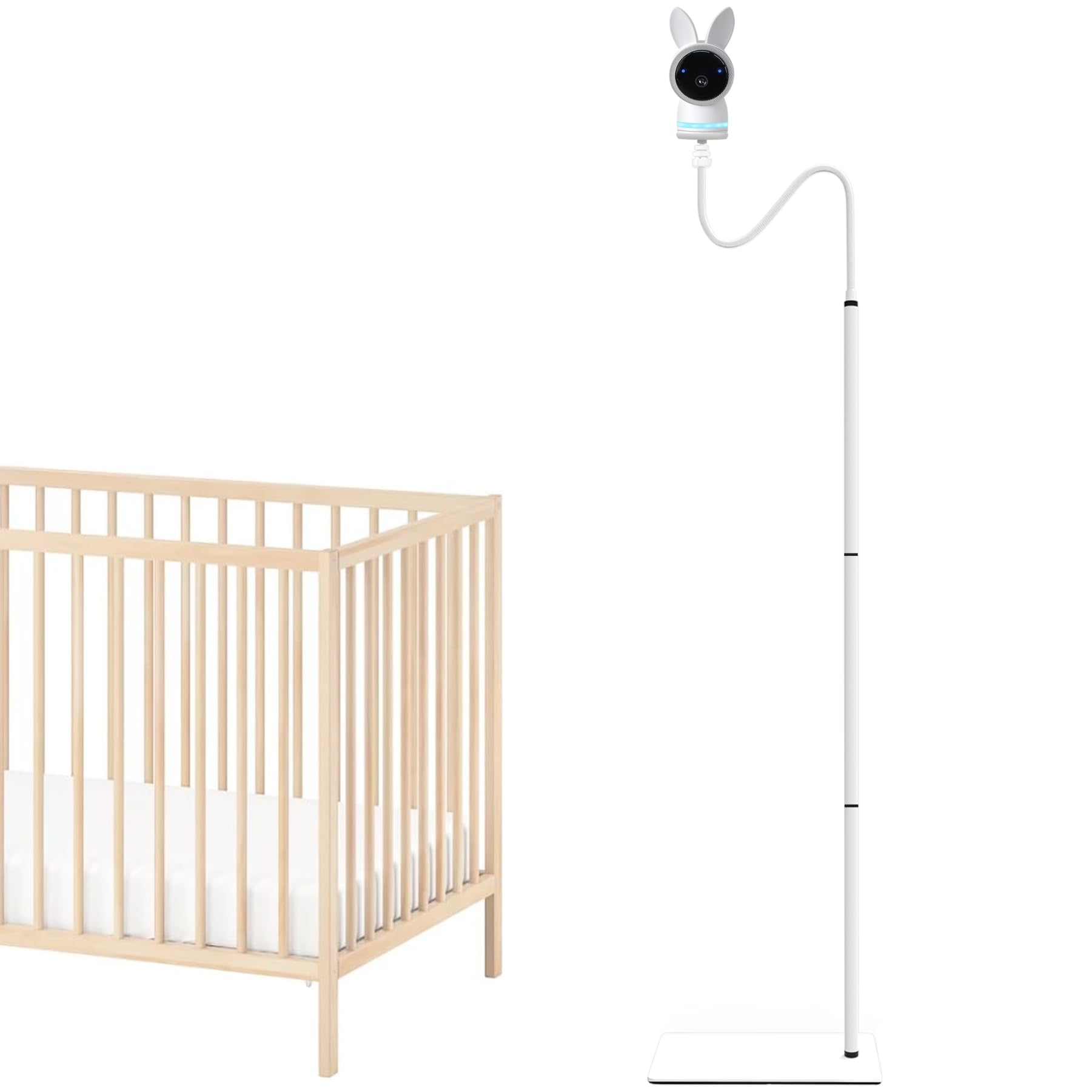 Derebir Baby Monitor Floor Stand Holder Compatible with ARENTI Camera, Strong Camera Holder Stand, More Safety (68.8 inch) — image 1