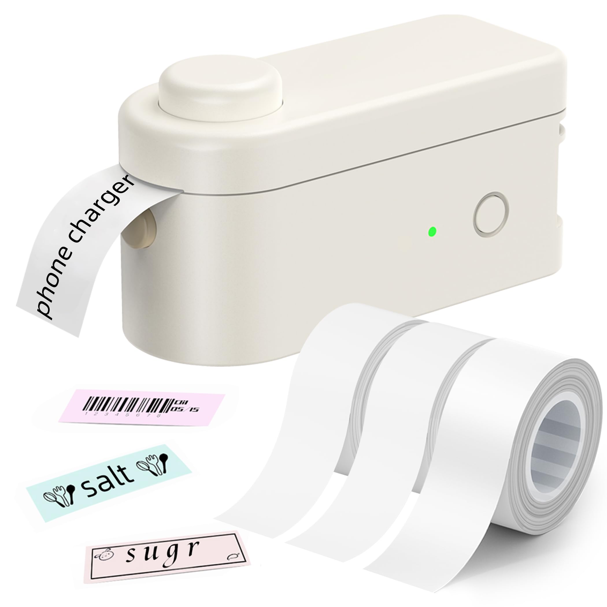 Photo 1 of Makeid L1 Label Maker Machine with Tape Includes 3 Rolls - Portable & Rechargeable Label Makers Compatible with 9 12 16mm Tape - Mini Bluetooth Labeler for Organizing Office Home School