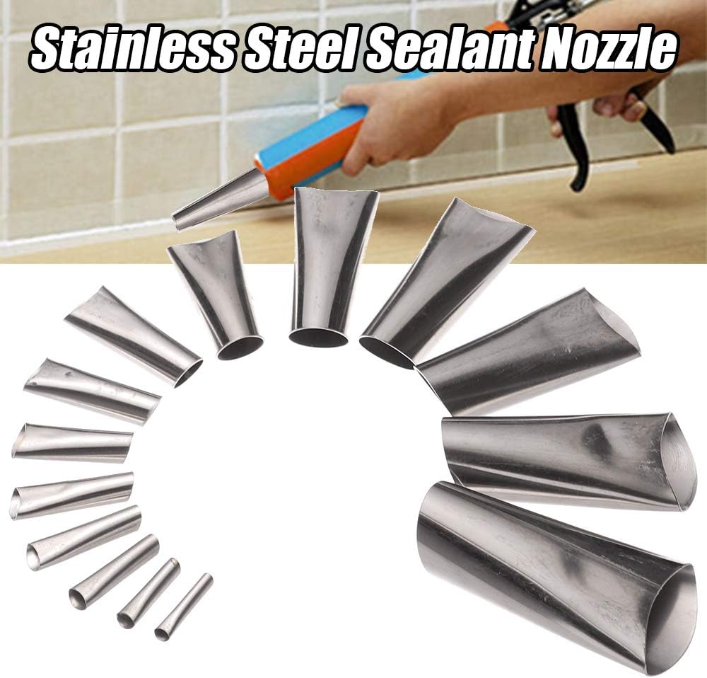 Boquilla de sellado de acero inoxidable de 14 piezas sellador de