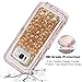 Coolden Floating Glitter Case for Galaxy S8 Plus, Luxury Sparkle Bling Quicksand Cover Shockproof Bumper Dual Layer Anti-Drop PC Frame TPU Back for Samsung Galaxy S8 Plus (Light Coffee)