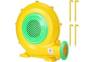 ZAFIED Bounce House Blower, 750W/1HP Commercial Air Blower with Double-Sided Fan Blade Design, Strong Wind and Great Heat Dissipation Properties for Bouncy Castle, Jump Slides, Arch, Inflatables