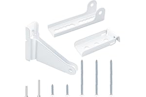 OXDFK Reinforced Storm Door Closer Bracket, Screen Door Closer Replacement Part, Compatible with Andersen, Emco, Larson,Pella,40201 Door Repair Kit, for Wind Protection and Protecting Doors (White)