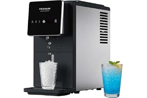 FRIGIDAIRE Touchscreen Nugget Ice Maker, Countertop Ice Machine, Sonic Ice Maker with 33 lbs. Capacity, Slate