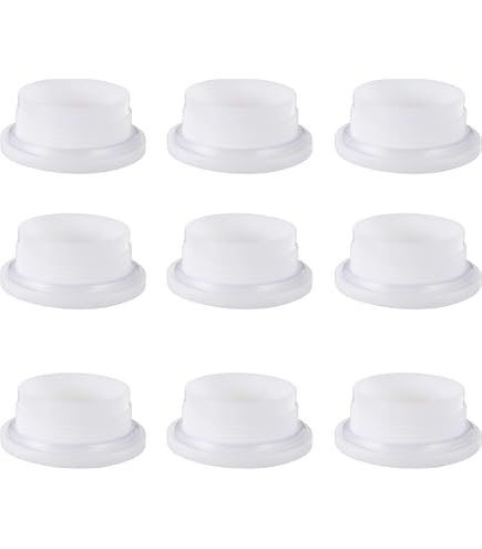 Couvercles Baril 200L FUNOMOCYA - Lot De 8 Bouchons Plastique étanches