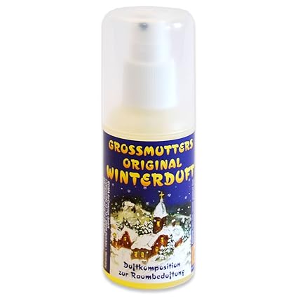 Großmutters Original Weihnachtsduft 100 ml - Winterlich würziger Raumduft zum Sprühen für ein festliches Ambiente
