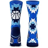 ChalkTalkSPORTS Elite Basketball Socks | Performance Mid Calf Socks with Ball | Youth & Adult | Men & Women | Multiple Colors