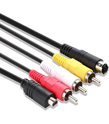 Cable AV Compuesto Vhbw Para Sony Cámaras Handycam (CCD-TRV218, TRV228, TRV238) | 1.5 Metros | Repuesto VMC-20FR