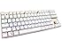 Teamwolf 87 Key Gaming Mechanical Keyboard with Customize Blue Switches, LED Backlit Anti-ghosting Keys for PC & Mac Gamer (White)