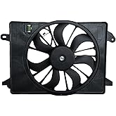 A/C Condenser Radiator Cooling Fan Assembly 68050129AA 621-526 | Compatible with 2010-2017 Dodge Charger 2009-2018 Dodge Challenger 2.7L 3.5L 6.1L 6.4L