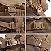 Z ZTDM Outdoor Large 40L Tactical Backpack Military, 3 Day Assault Pack, Bug Out Survival Bag, MOLLE Rucksack for Travel Picnics, Heavy Duty & Waterproof 900D Oxford, USA Flag Patched (40L Tan)