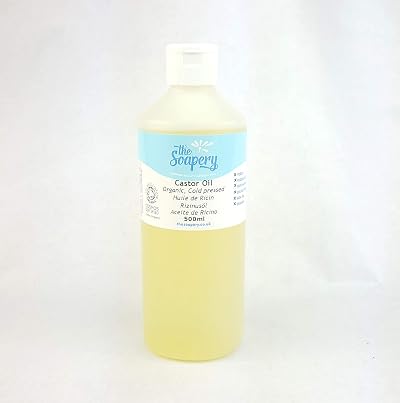 The Soapery Organic Castor Oil Cold Pressed 500ml 100% Pure