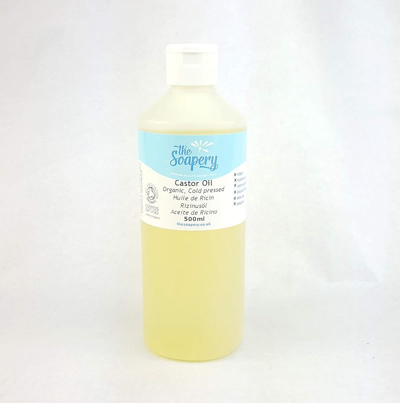 The Soapery Organic Castor Oil Cold Pressed 500ml 100% Pure
