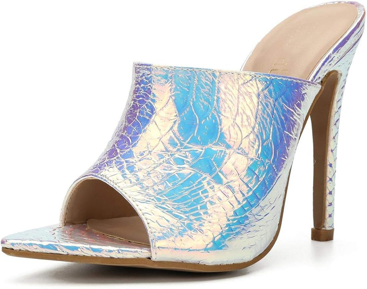 Silver Pointed Toe Sandals Gold Strappy High Heels Ankle Strap Runway Medium Cross Lace Up 