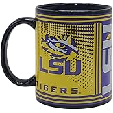 Boelter Brands NCAA 11oz Sublimated Hero Mug (LSU Tigers Black), 11oz-Hero-Sub