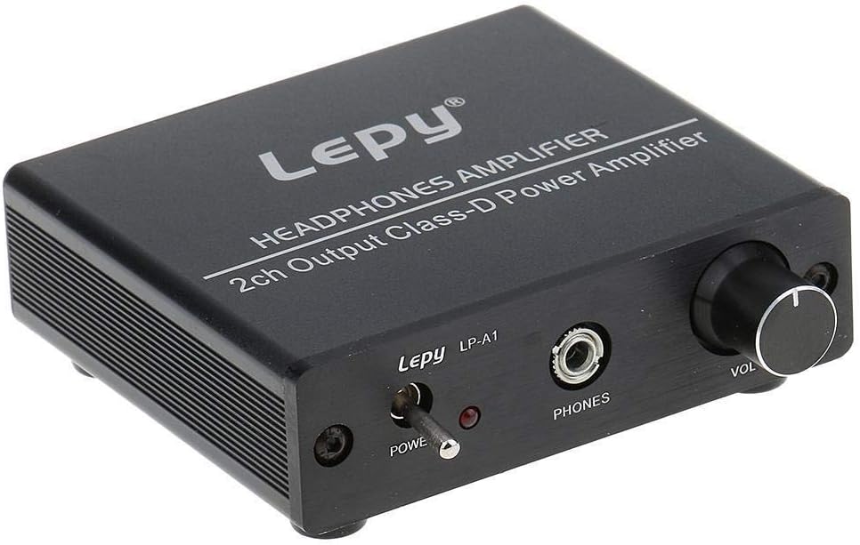 DollaTek LEPY LP-A1 Hi-Fi Stereo Audio Headphone Amplifier 2 Channel output Class D Power, Black/White - Image 3
