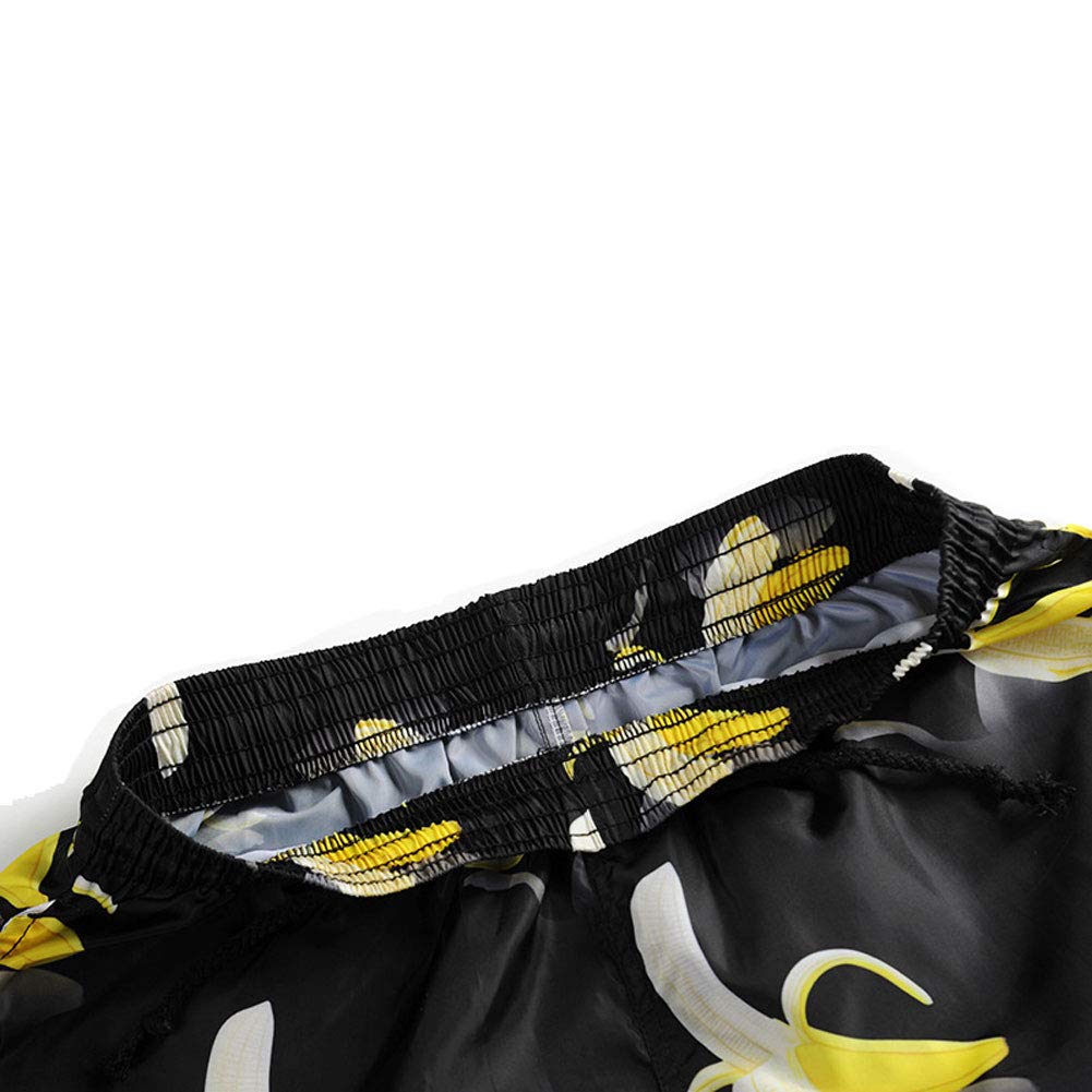 Ophestin Men Swimming Trunks Board Shorts - Quick Dry Beach Shorts with Fun Print Tropical Swim Trunks