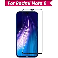 WOW Imagine | Full Edge-to-Edge for Xiaomi Redmi Note 8 Full Glue 5D Full Edge-to-Edge Screen Protection Tempered Glass for Xiaomi Redmi Note 8 - Black