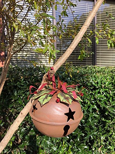 Metal Rustic Holiday Jingle Bell Christmas Decor Christmas Tree Decor (Medium)