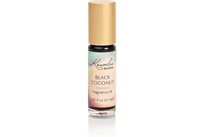 Kuumba Made Black Coconut Fragrance Oil Roll-On 0.125 fl oz (3.7ml) | Rollerball Perfume| Alcohol Free