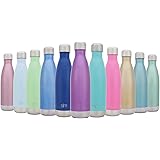Simple Modern Vacuum Insulated Wave Bottle - Double Walled Stainless Steel Water Thermos Cup - Compare to S'well, Contigo, Yeti, Hydro Flask - Cola Style Sports Tumbler