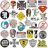 Hard hat Stickers |Big 30-Pack | Union American Patriotic Accessories for Helmet,Hardhat,Welding,Spartan,Construction,Molon Labe,Military,Ironworker,Lineman,Oilfield,Electrician,Pipeliner,Badass
