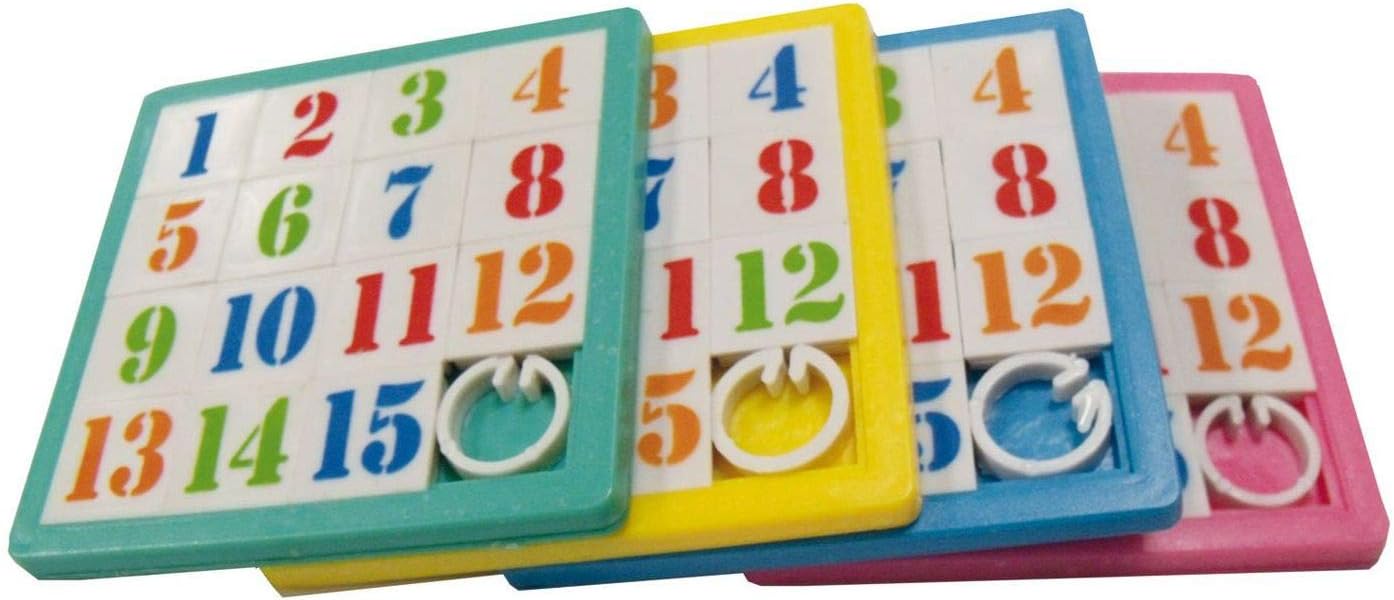 Goki 4013594131865 Plastic Sliding Puzzle Numbers Amazon.co.uk Toys