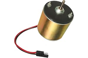 Zard Zoop 6-12V Motor Deer Feeder Motor 1/4" Drive Shaft for Game Feeders Durable Efficient Versatile Deer Feeder Motor Device with S-Plug Connector for Automatic Feeding Kit