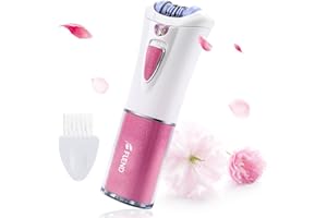 BUBBACARE Epilator, Smooth Glide Epilator for Women Face Epilator Facial Hair Remover Smooth Glide Epilator for Women Face Hair Removal Lady Shaver Electric Bikini Trimmer Women Smooth Glide Body Glide Epilator