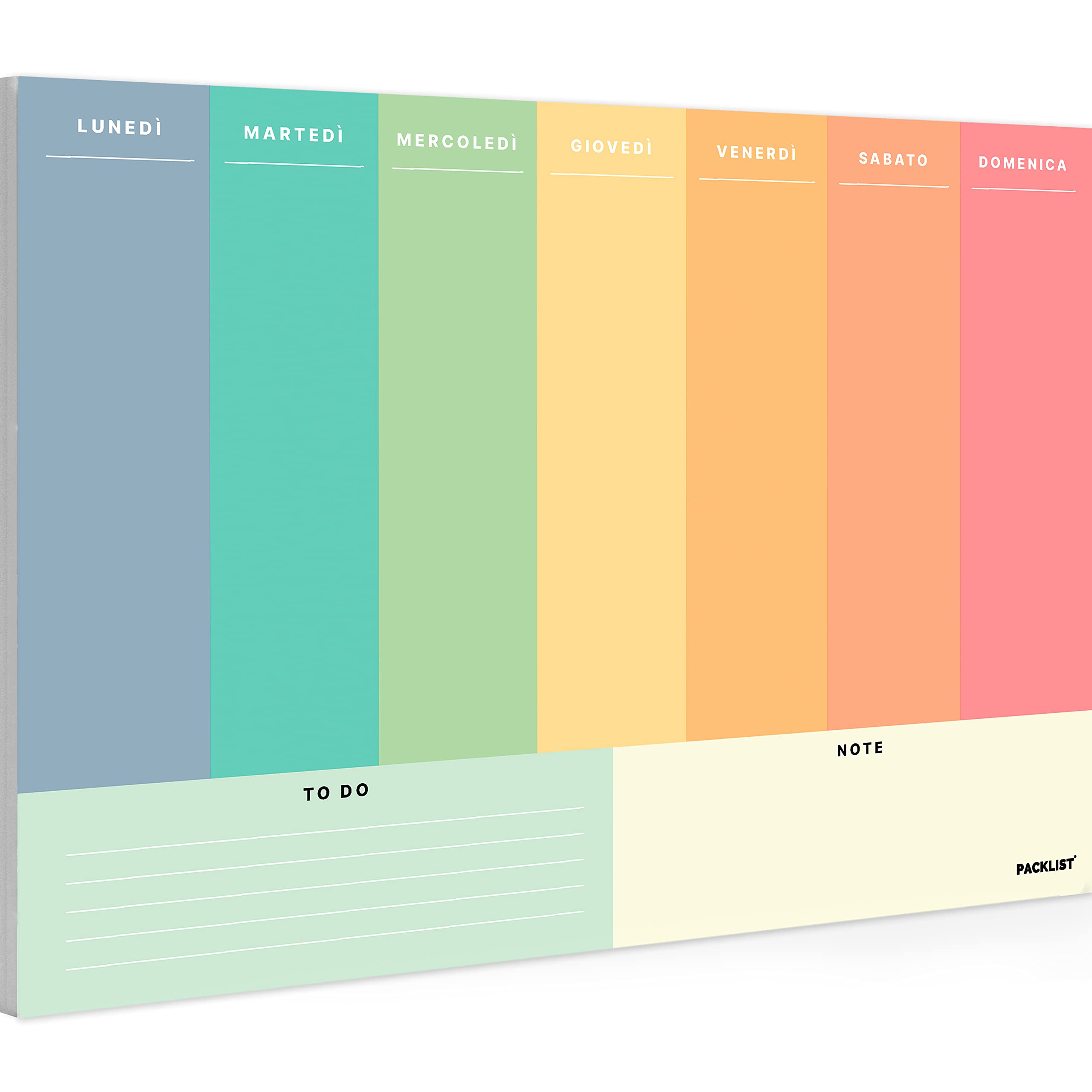 PACKLIST Pianificatore Settimanale dal Design - Organizzatore di Attività Ideale per Raggiungere i tuoi Obiettivi ed Essere Più Efficiente. Domina la tua Settimana e Moltiplica la tua Produttività! — image 1