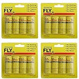 GRAMONI 16PCS Sticky Fly Catcher Trap,Fly Paper Ribbons, Fly Catcher Ribbon,Fly Paper Strips,Fly Trap (16psc)