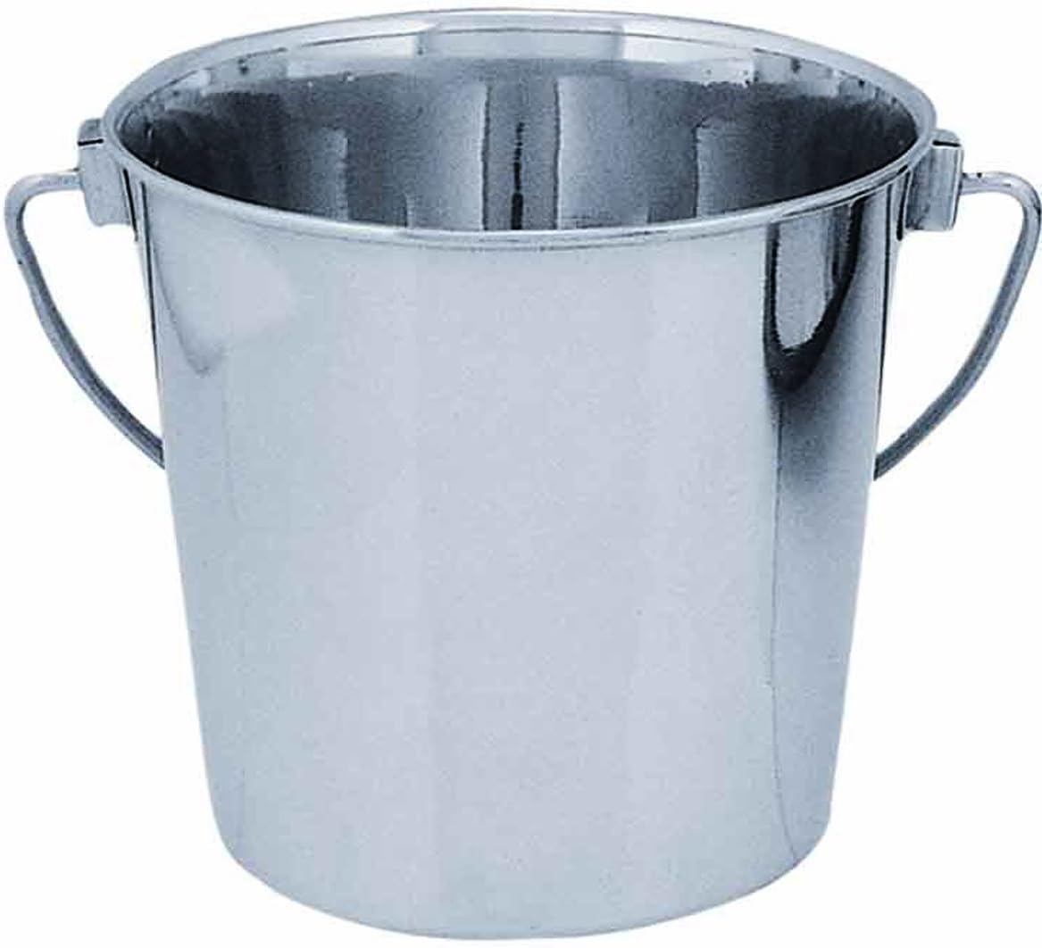 QT Dog Round Stainless Steel Bucket, 1 Quart