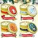 SCENTORINI Christmas Scented Candles Gift Set, Soy Wax Scented Candle, Aromatherapy Candles, 4X 70g, Apple & Cinnamon, Winter Cedarwood, Sherry Brandy, Gingerbreadthumb 1