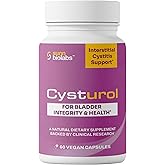 CYSTUROL | Bladder Formula SUPPORT FOR INTERSTITIAL CYSTITIS (IC) and Painful Bladder Syndrome | Clinically Researched | Less Flares & Urgency | Potent | Premium Bladder Support for Women